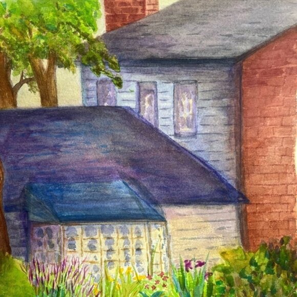 Original Watercolor Painting NWOT - Picture 4 of 6